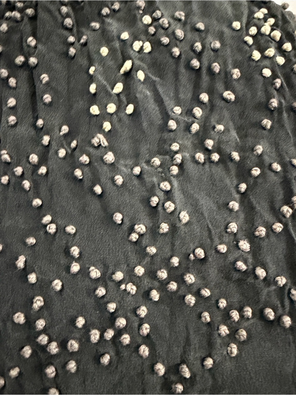 Stella Forest 100% silk Black Embellished Maxi Whimsygoth Grunge Gothic dress - Picture 3 of 5